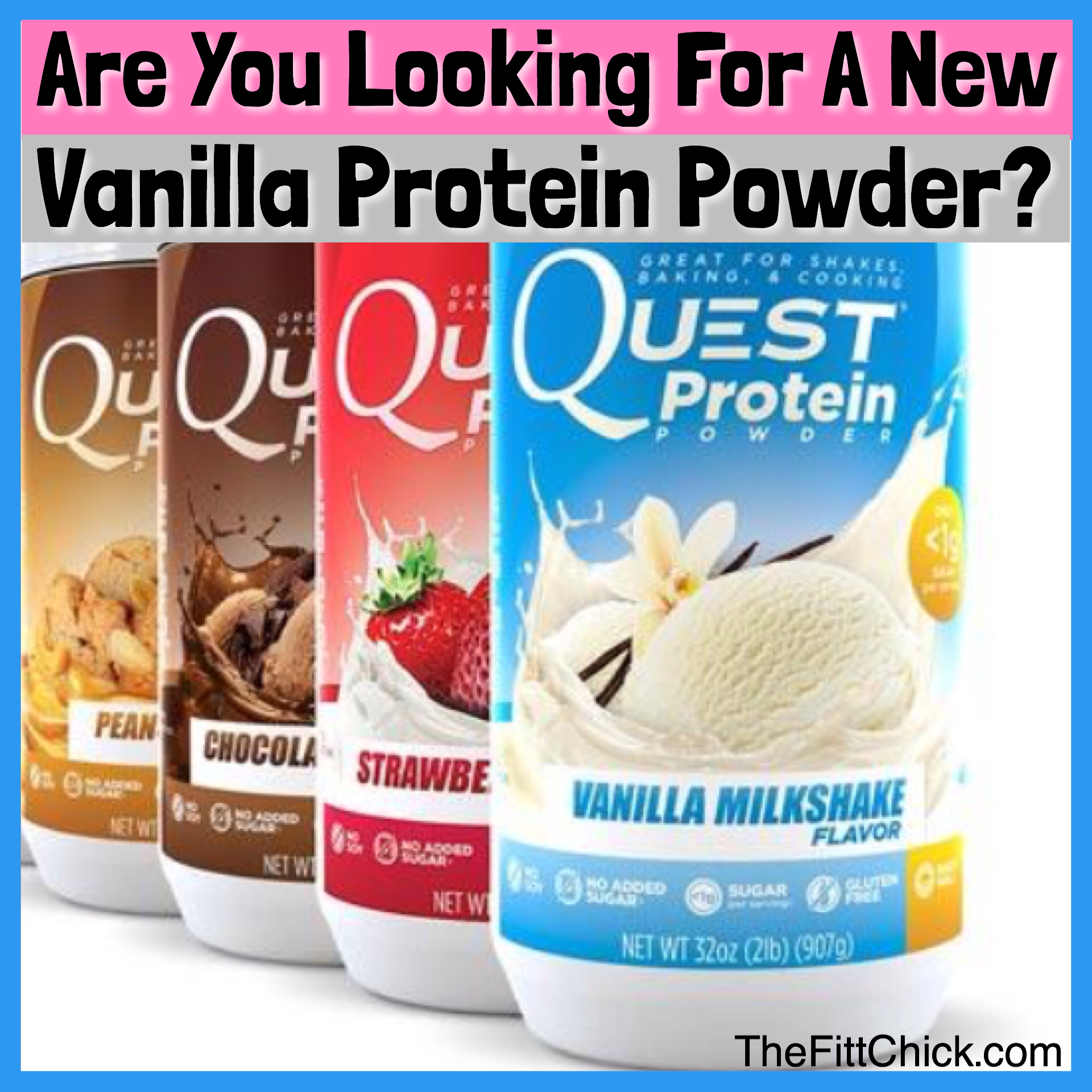 shake with vanilla protein powder