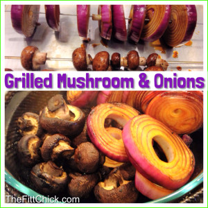 Grilled Mushroom and Onions