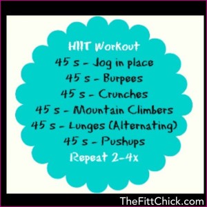 HIIT Workout!