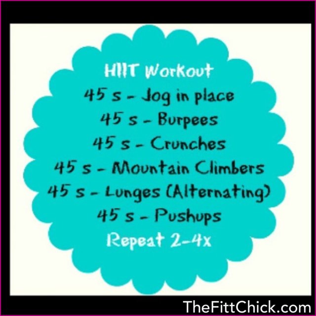 HIIT Workout!