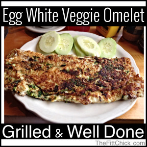 Eggshell omelet