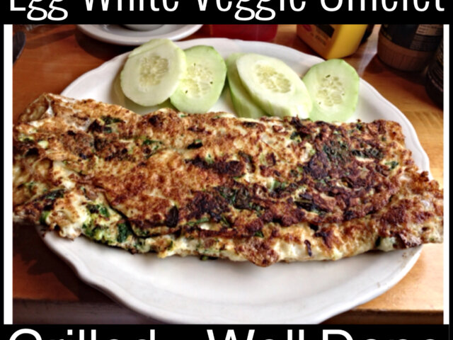 Eggshell omelet