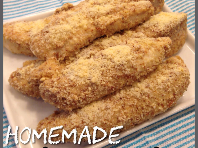 homemade chicken strips