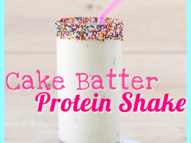 Cake Batter Protein Shake