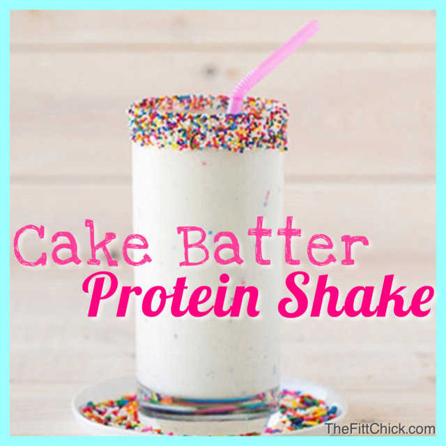 Cake Batter Protein Shake