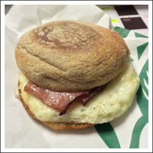 starbucks breakfast sandwich