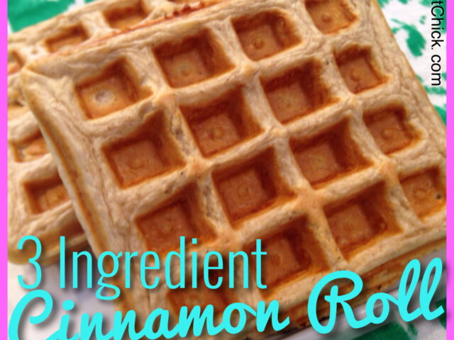 Cinnamon Roll Protein WAffle