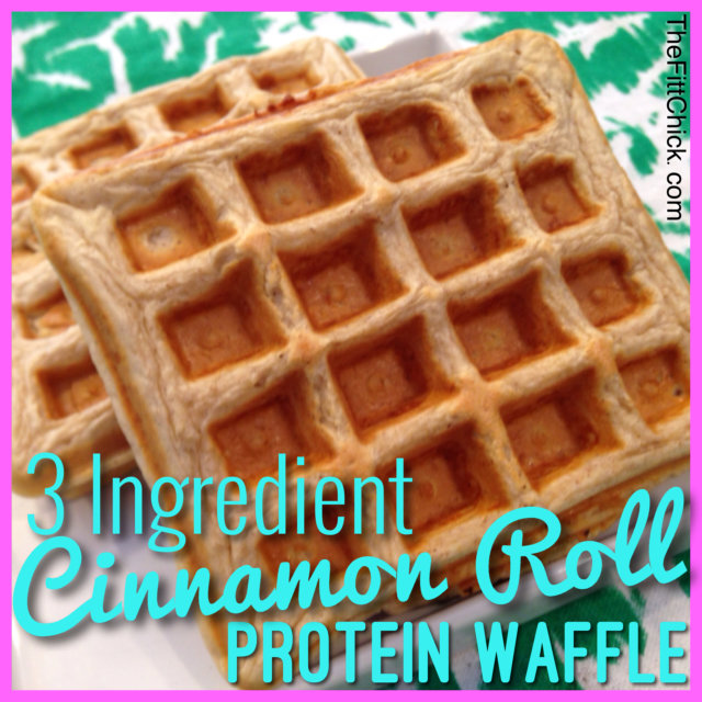 Cinnamon Roll Protein WAffle