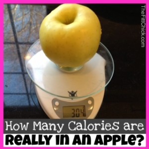 Calories in an apple