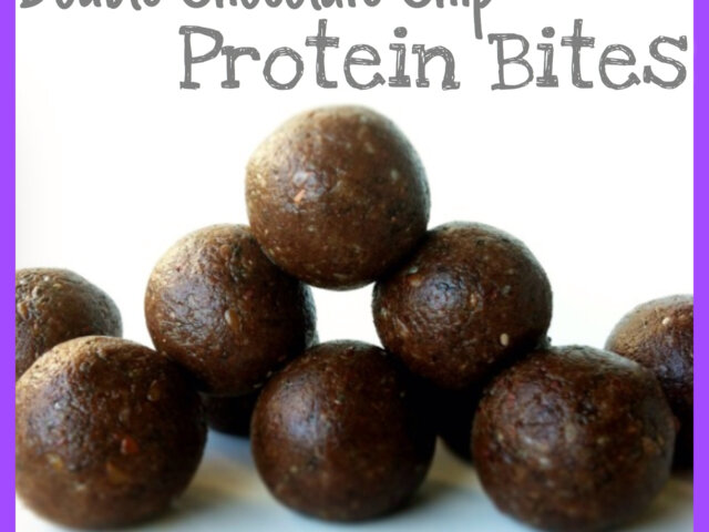 Double Chocolate Protein Bites