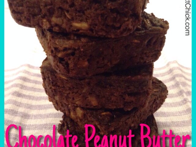 Chocolate Peanut Butter Oatmeal Breakfast Squares