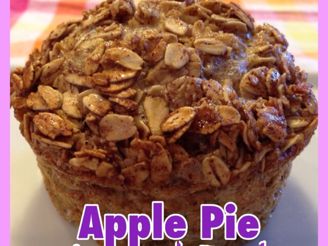 apple pie oatmeal muffin