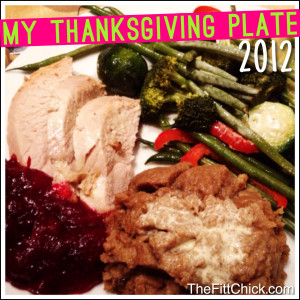 Thanksgiving plate 2012