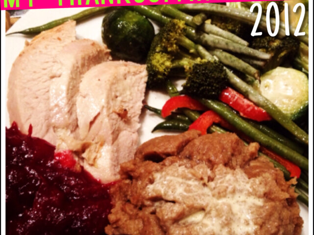 Thanksgiving plate 2012
