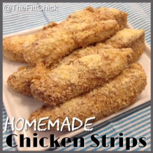homemade chicken strips