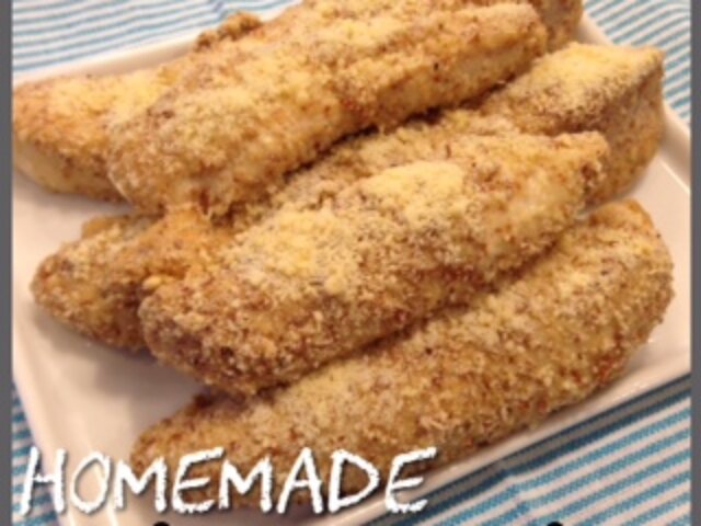 homemade chicken strips