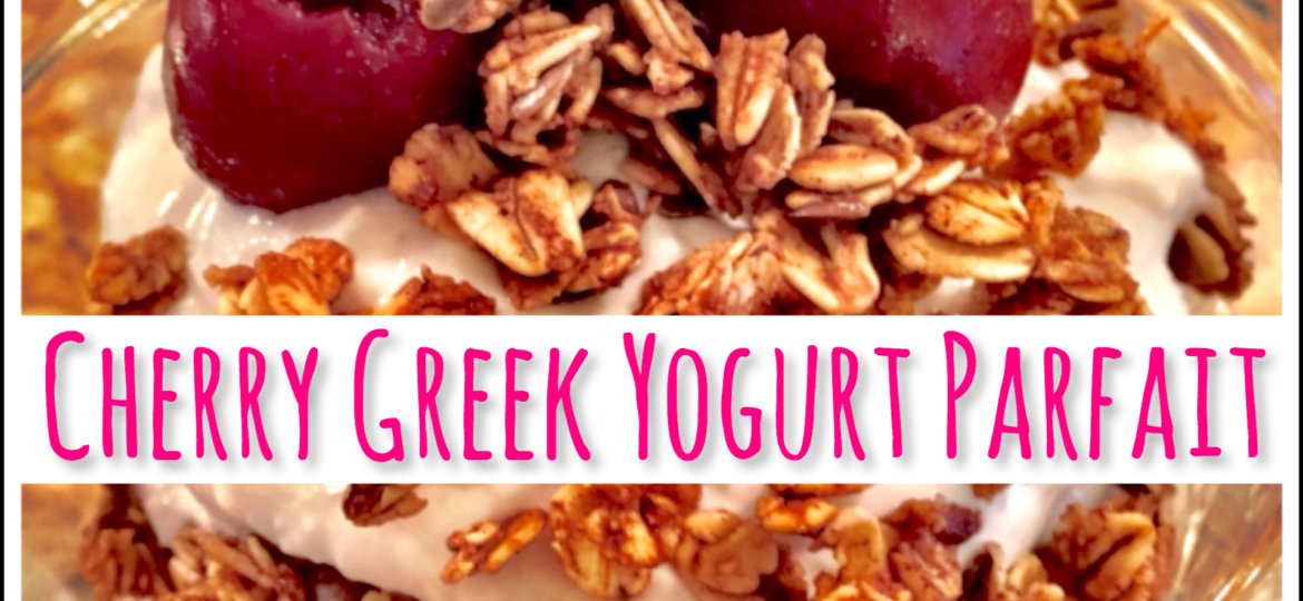 Cherry Greek Yogurt Parfait