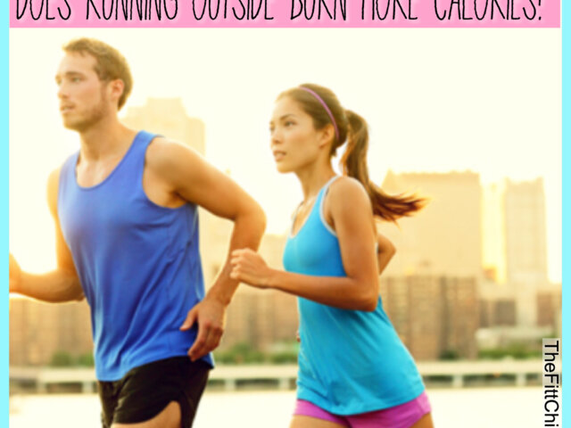 Does Running Outside Burn More Calories!