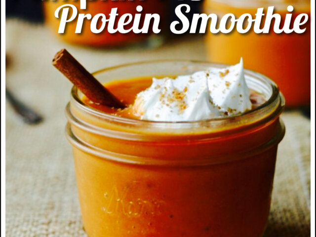 Pumpkin Pie Protein Smoothie