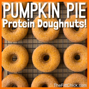 Pumpkin Pie Protein Doughnuts