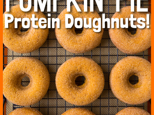Pumpkin Pie Protein Doughnuts