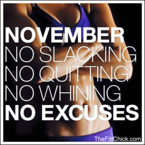 November Monday Motivation!