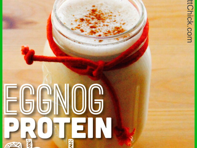 Eggnog Protein Shake
