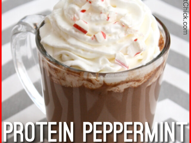 Protein Peppermint Hot Chocolate