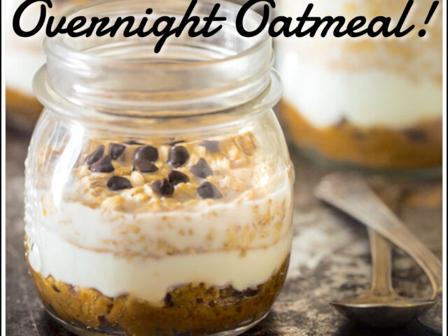 Cookie Dough Overnight Oatmeal
