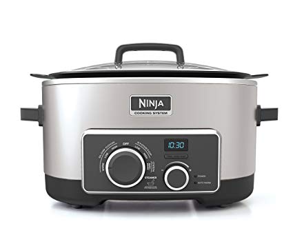 Ninja Multicooker (3 in 1) System - Slow Cooker, Stove Top, and