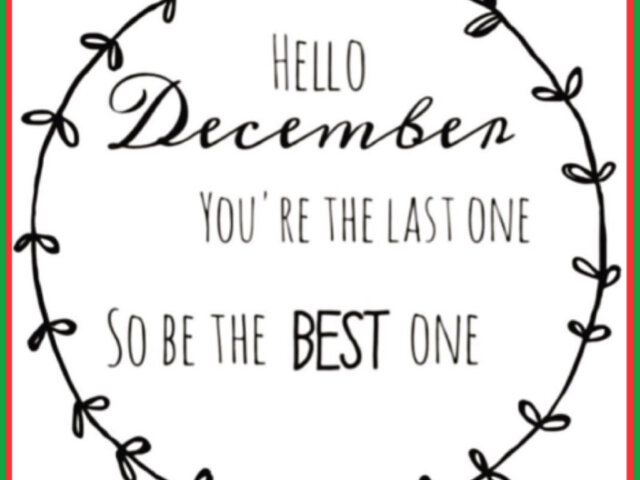 Hello December 2018
